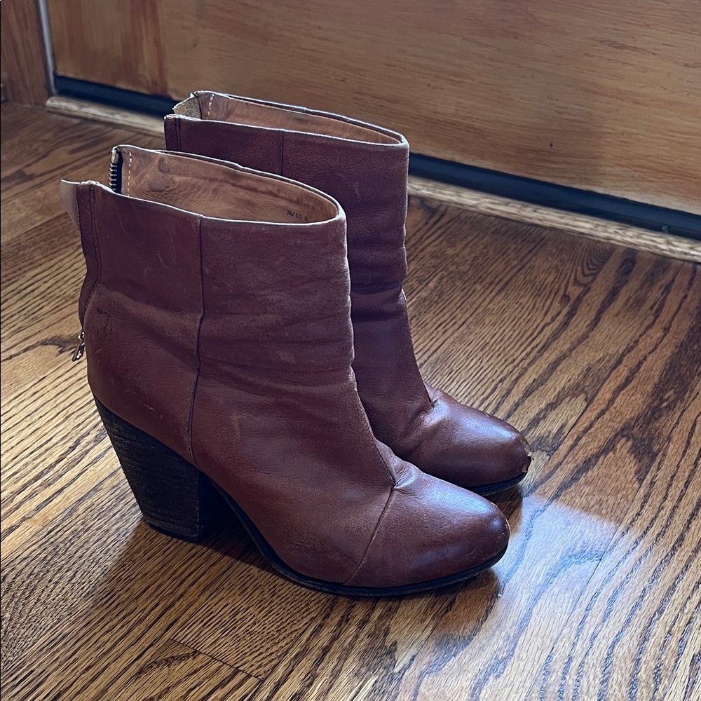 Rag & Bone Chestnut Heeled Boots